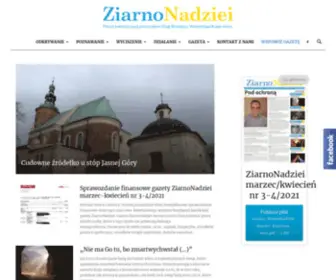 Ziarnonadziei.pl(Ziarno Nadziei) Screenshot