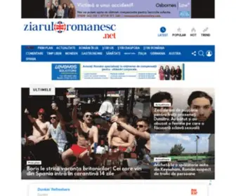 Ziarulromanesc.net(Ziarul Rom) Screenshot