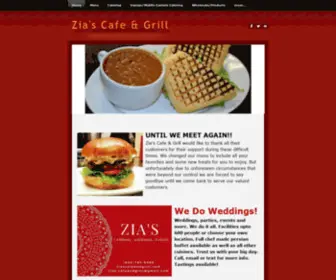 Ziascafeandgrill.com(Zia's Cafe & Grill) Screenshot