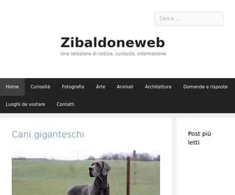 Zibaldoneweb.it(Una selezione di notizie) Screenshot