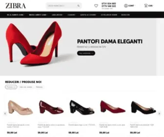 Zibra.ro(Incaltaminte, Imbracaminte si Accesorii Dama) Screenshot