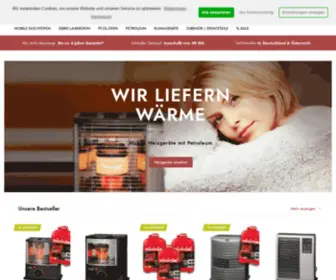 Zibro-Ofenshop.de(Petroleum Heizung) Screenshot