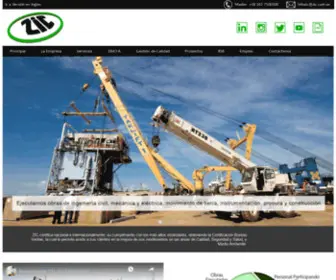 Zic.com.ve(ZULIA INDUSTRIAL CONSTRUCTIONS) Screenshot