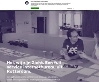 Zicht.nl(Full service internetbureau Rotterdam) Screenshot