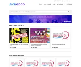 Zicket.co(Discover events) Screenshot