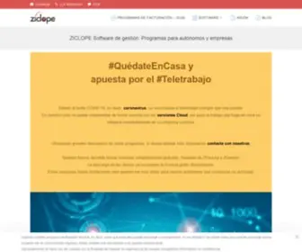 Ziclope.net(ZICLOPE Software) Screenshot