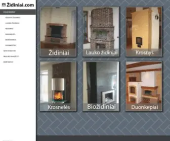 Zidiniai.com(ZidiniaiŽidiniai krosnelės židiniai lauko židiniai Židinys) Screenshot