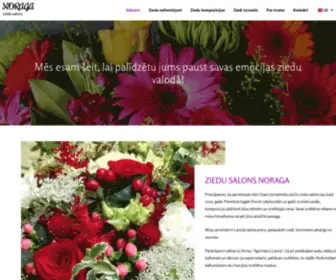 Ziedusalonsnoraga.lv(Sākums) Screenshot