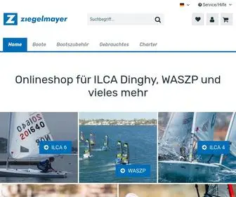 Ziegelmayer.shop(ILCA, RS Sailing, WASZP, Laser, Profi-Beratung) Screenshot