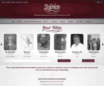 Ziegenheinfuneralhome.com(John L) Screenshot