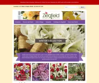 Ziegfieldflorist.com(Maple Shade) Screenshot