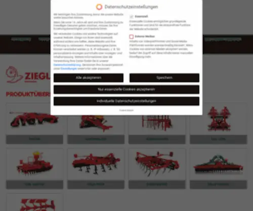 Ziegler-Cultivation.com(Ziegler GmbH) Screenshot