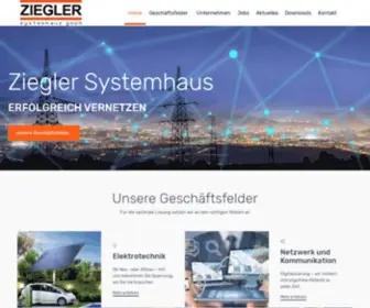 Ziegler-SYstemhaus.de(Ziegler Systemhaus) Screenshot