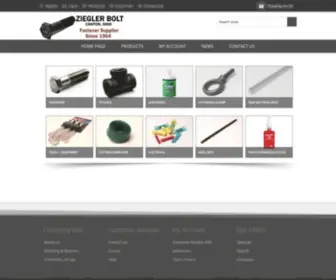 Zieglerbolt.com(Ziegler Bolt & Nut House) Screenshot