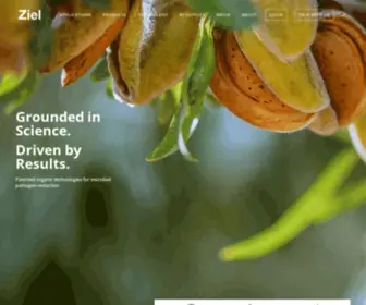 Ziel.com(Reduce mold in cannabis to meet regulatory compliance through radio frequency) Screenshot
