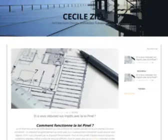Ziel3-Cil3.eu(Architecture Design Immobilier Travaux Maison) Screenshot