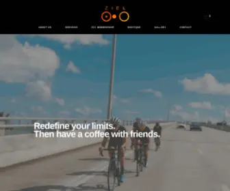 Zielcc.com(Ziel Cycling Club) Screenshot