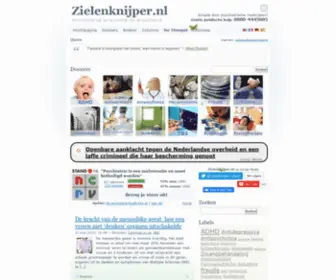 ZielenknijPer.nl(Een kritische kijk op de praktijk van de psychiatrie) Screenshot