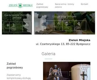 Zielenmiejska.pl(Zieleń Miejska) Screenshot