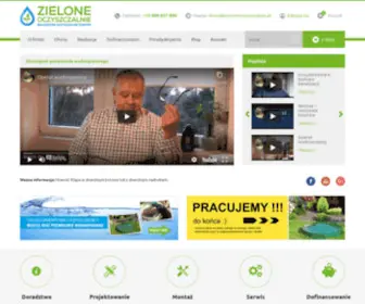 Zielone-Oczyszczalnie.pl(Biologiczne oczyszczalnie ścieków) Screenshot