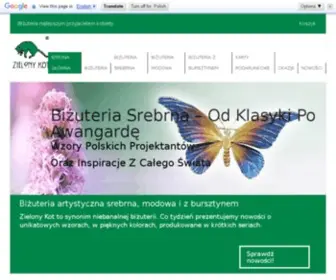 Zielonykot.pl(Moda, design, trendy) Screenshot