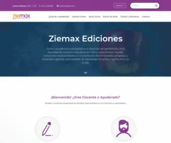 Ziemax.cl(Ziemax Ediciones Ltda) Screenshot