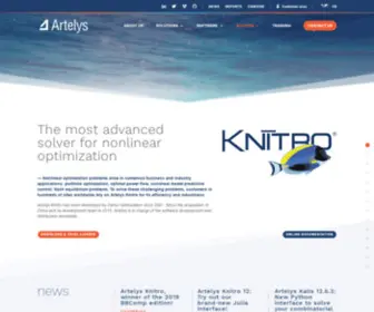 Ziena.com(Artelys Knitro) Screenshot