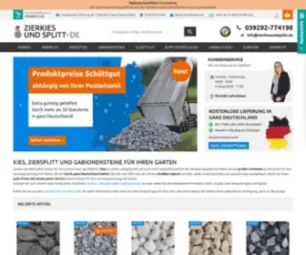Zierkiesundsplitt.de(Kies & Splitt online kaufen) Screenshot