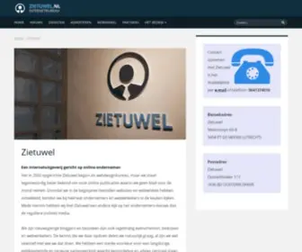 Zietuwel.nl(Zietuwel Internetbureau) Screenshot