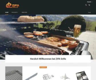 Zifagrills.com(ZIFA Grills GbR) Screenshot