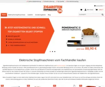 Zigarettenstopfmaschine24.com(Elektrische Stopfmaschinen) Screenshot