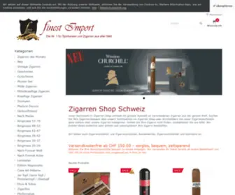 Zigarren-Zigarren.ch(Zigarren Shop Schweiz) Screenshot