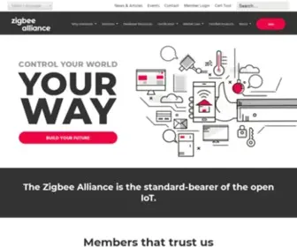 Zigbee.org(Zigbee Alliance) Screenshot