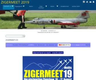 Zigermeet.ch(Die einzigartige Airshow) Screenshot