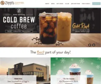 Ziggiscoffee.com(Ziggi's Coffee) Screenshot