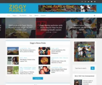 Ziggymarley.com(Ziggy Marley) Screenshot