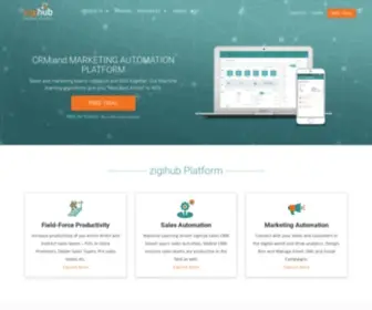 Zigihub.com(Zigihub CRM) Screenshot