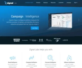 Zignallabs.com(Zignal Labs) Screenshot