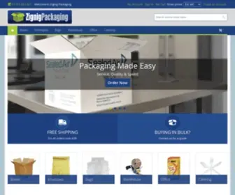 Zignig.co.uk(Zignig Packaging) Screenshot