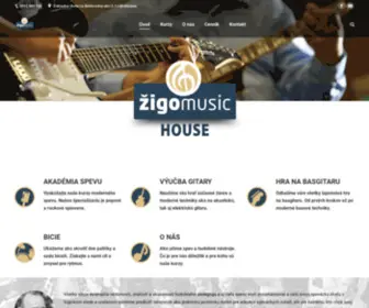 Zigomusichouse.sk(Zigomusichouse) Screenshot