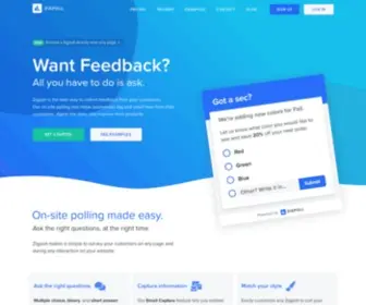 Zigpoll.com(Survey & Feedback Platform) Screenshot