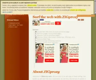 Zigproxy.com(Zig Proxy) Screenshot