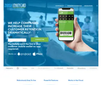 Zigsaloyaltycard.com(Have your customer coming back like a magnet) Screenshot