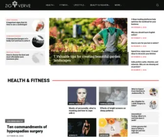 ZigVerve.com(Health & Lifestyle blog) Screenshot