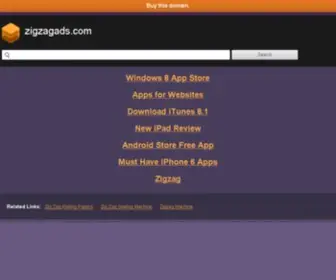 Zigzagads.com(zigzagads) Screenshot