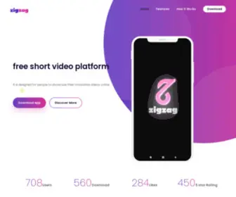 Zigzag.social(Short Video App) Screenshot