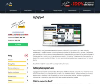 Zigzagsport.bet(ZigZagSport) Screenshot