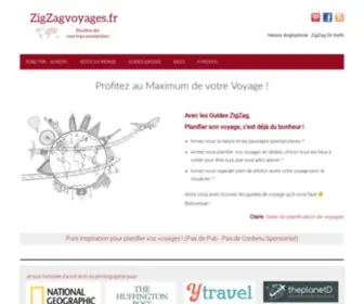 ZigzagVoyages.fr(Guides de voyage pour profiter au maximum) Screenshot