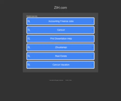 Zih.com(Zih) Screenshot