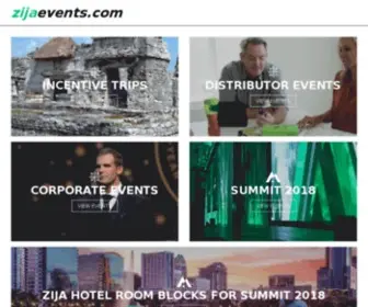 Zijaevents.com(Zija Events) Screenshot